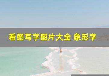 看图写字图片大全 象形字